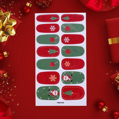1 Sheet Christmas Nail Wrap Stickers