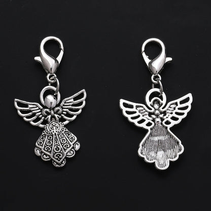Vintage Angel Feather Keychain Gift Set