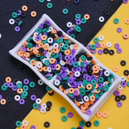 Halloween Polymer Clay Heishi Beads