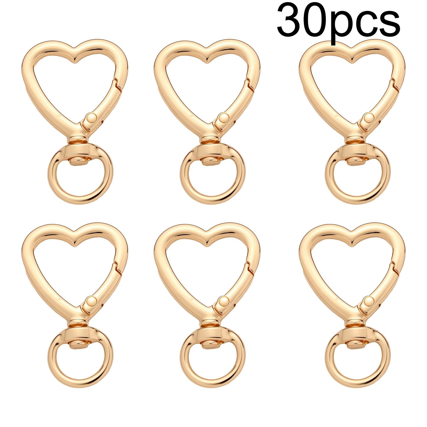 Golden & Silver Keychain Clasp Set
