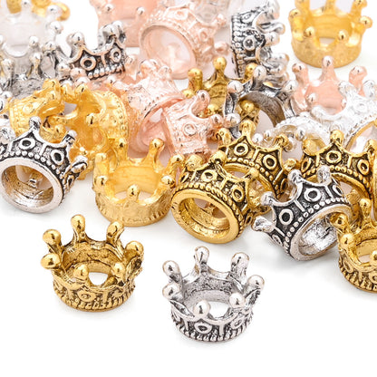 Metal Crown Alloy Beads