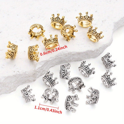 Metal Crown Alloy Beads