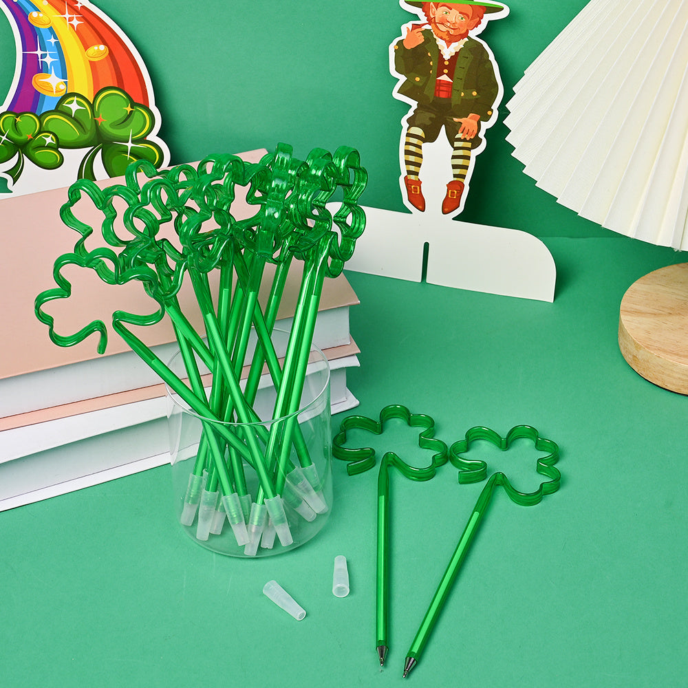 St. Patrick's Day Lucky Clover Pens