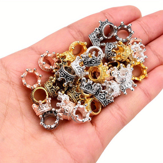 Metal Crown Alloy Beads