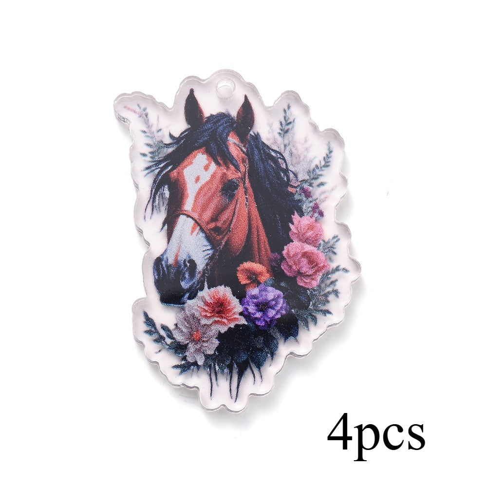 Cowboy Series Acrylic Charms