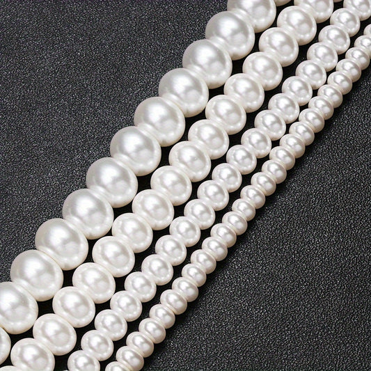 1PC 5/6/8/10mm Abacus-Shaped Glass Bead Set