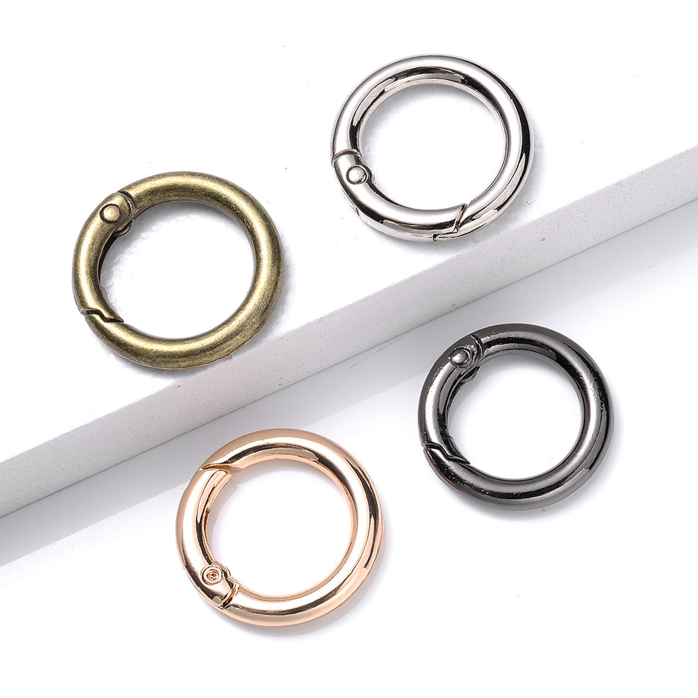 5pcs Round Snap Hook Buckle Clasps