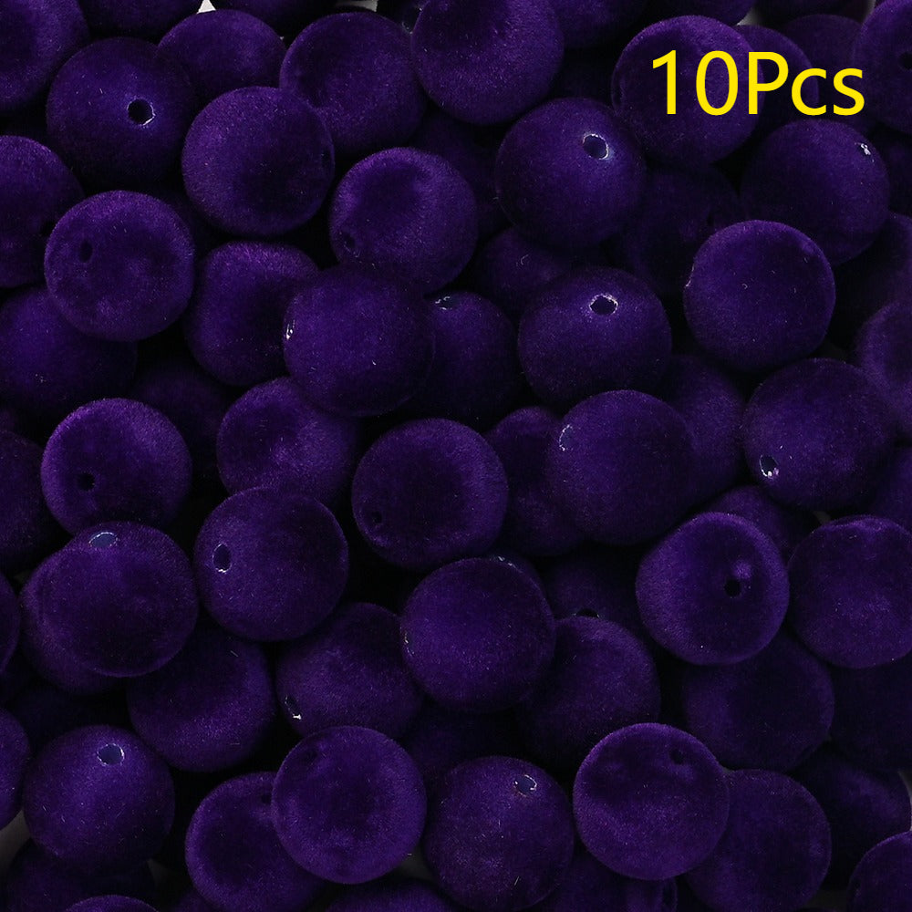 Frosted Round Acrylic Beads