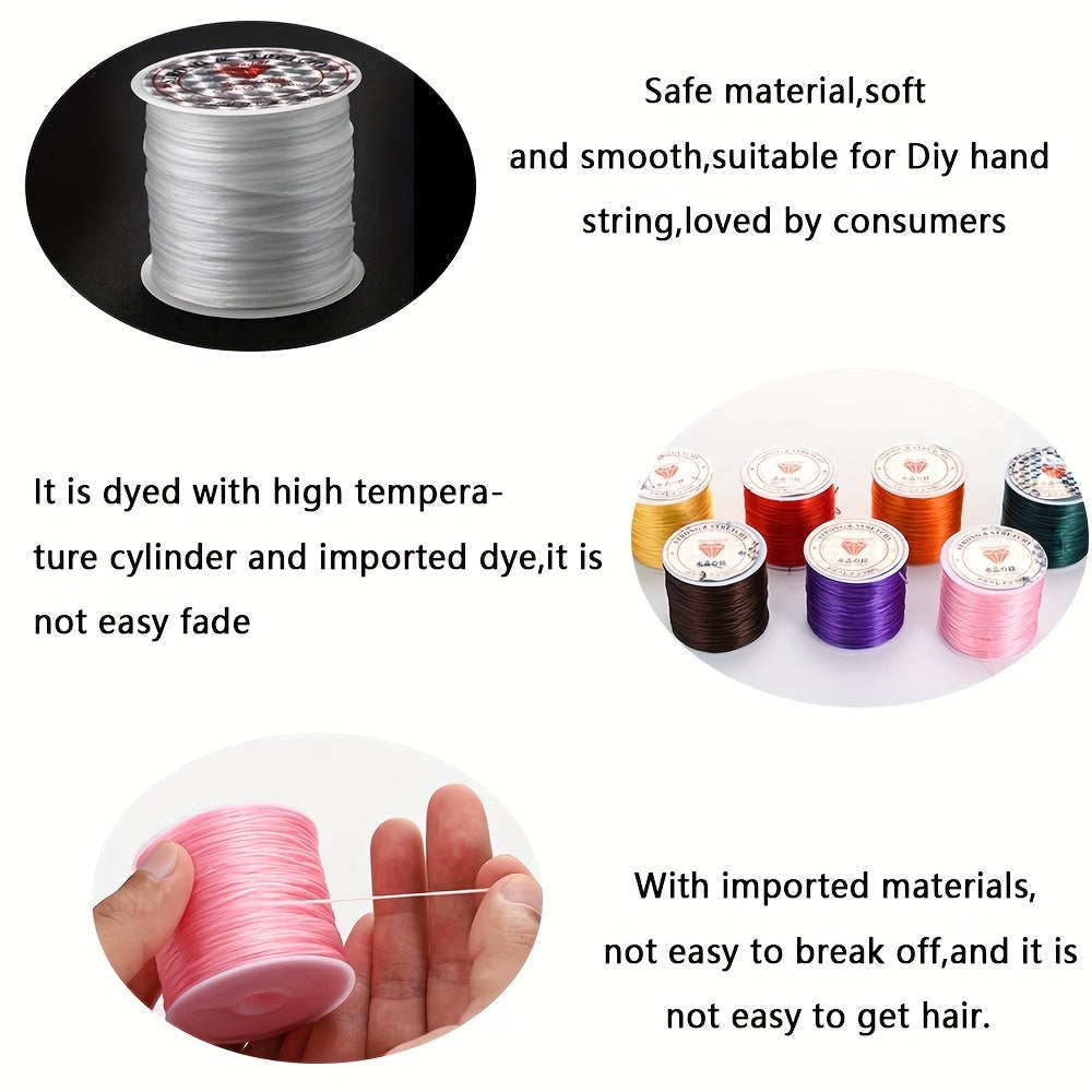 Elastic Crystal Bead Thread