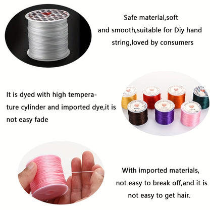 Elastic Crystal Bead Thread