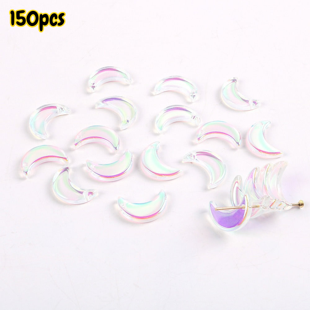 Crystal Moon Pendant Charms