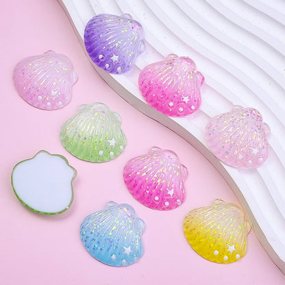 Star Dot Shell Resin Patch Beads