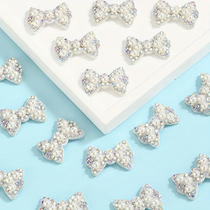 Rhinestone Bow Patches
