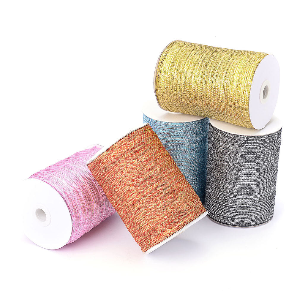 Grey Glitter Ribbon