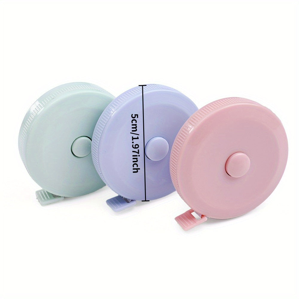 1PC 1.5m Retractable Mini Soft Measuring Tape