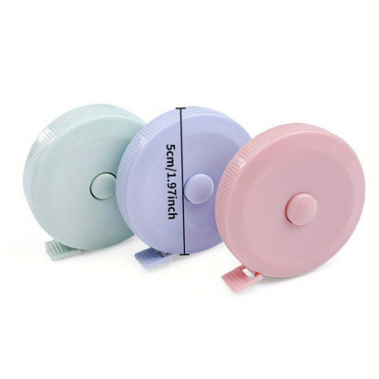 1PC 1.5m Retractable Mini Soft Measuring Tape