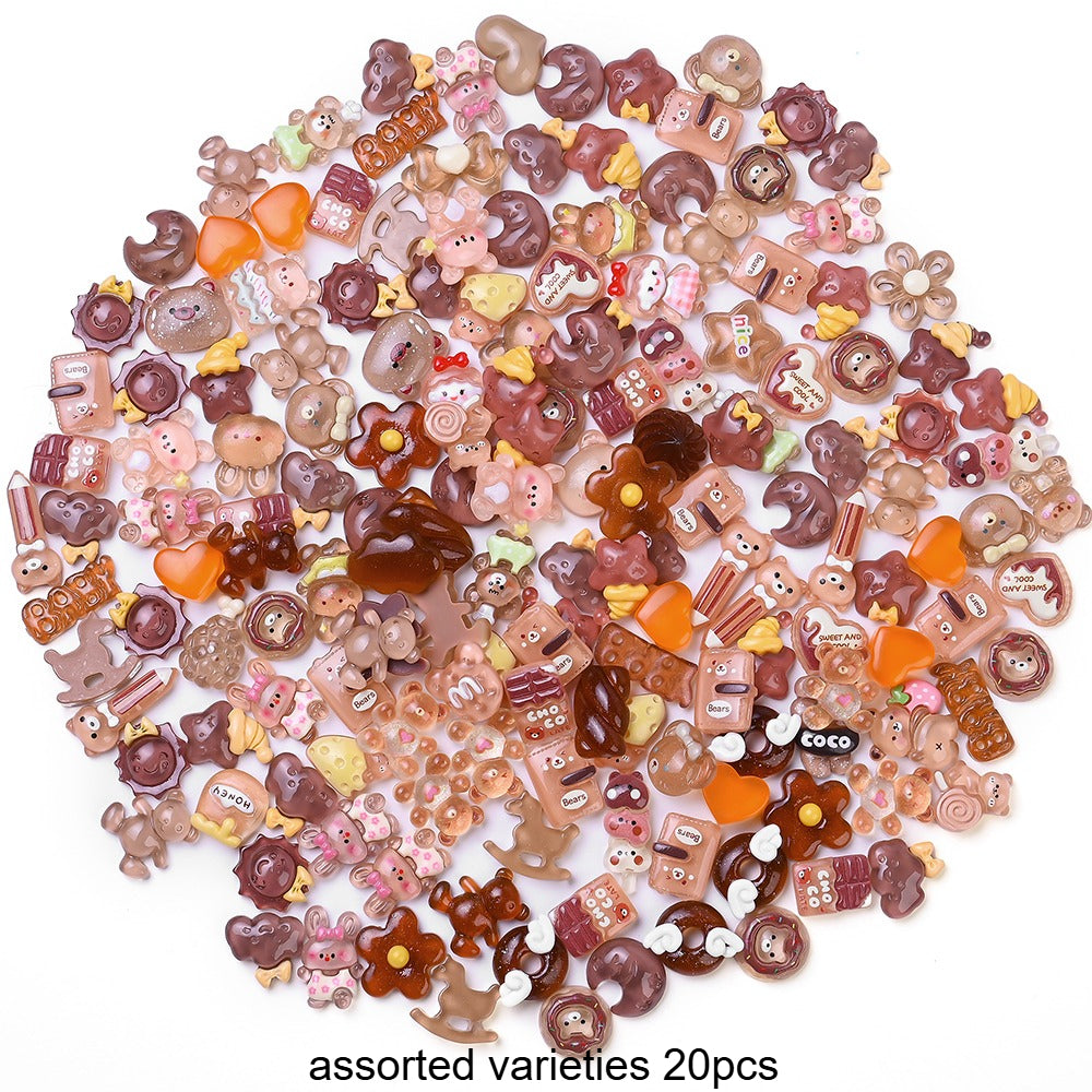Icy Animal & Flower Resin Beads
