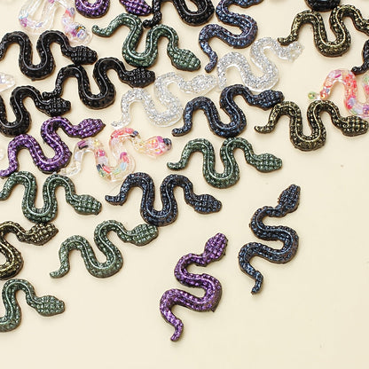 Serpentine Resin Nail Charms
