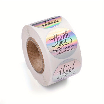 Floral Thank You Stickers