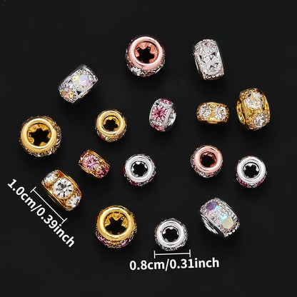 Retro Large Hole Barrel Beads