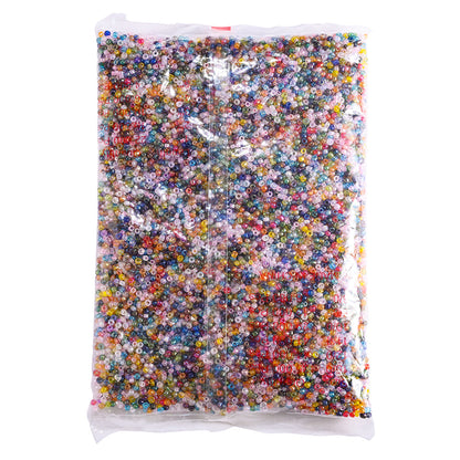 450g 2/3/4mm Mixed Color Glass Seed Beads
