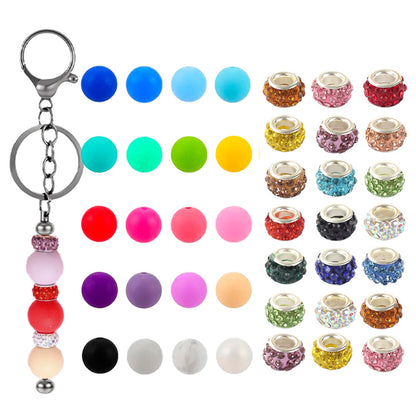 Beadable Keychain DIY Kit