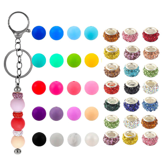 Beadable Keychain DIY Kit
