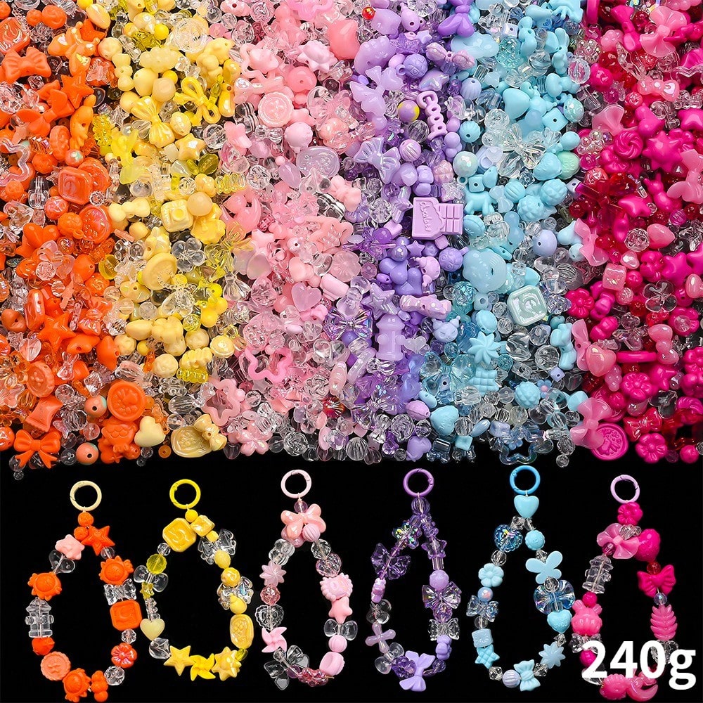 3-6 Colors 6-22mm Acrylic Beads