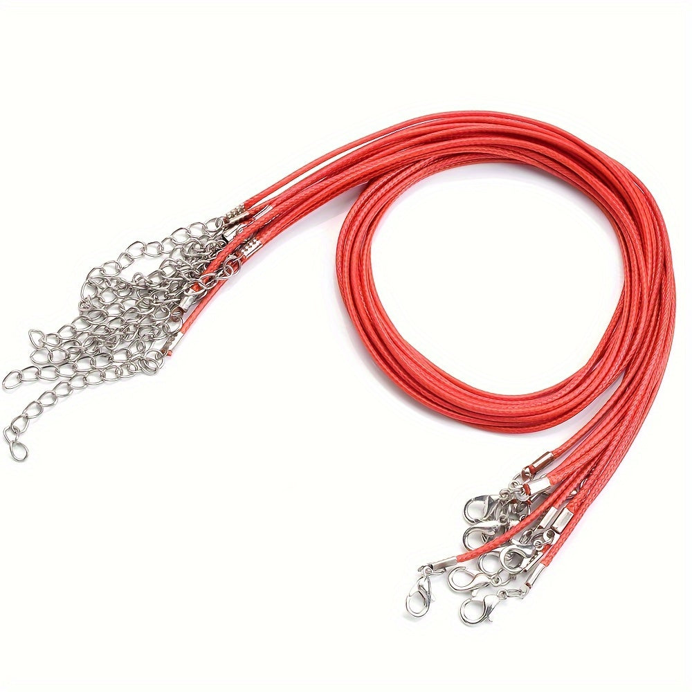 Waxed Leather Necklace Cord
