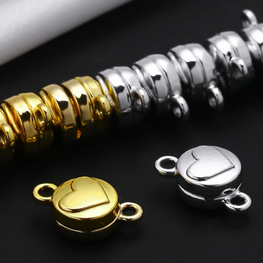 Heart Magnetic Clasp Connectors