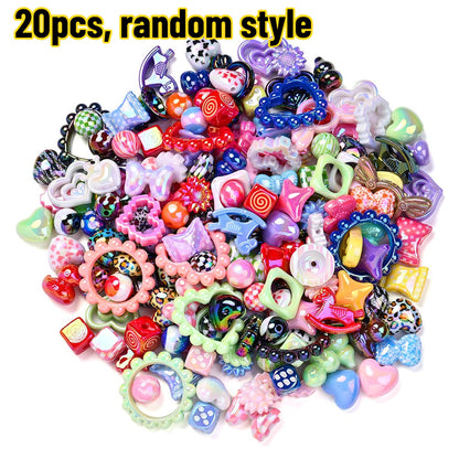 Vibrant Acrylic Spacer Beads