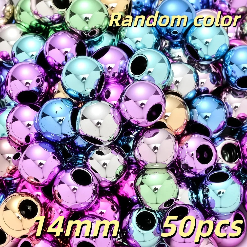 Acrylic Faceted Disco Ball Beads