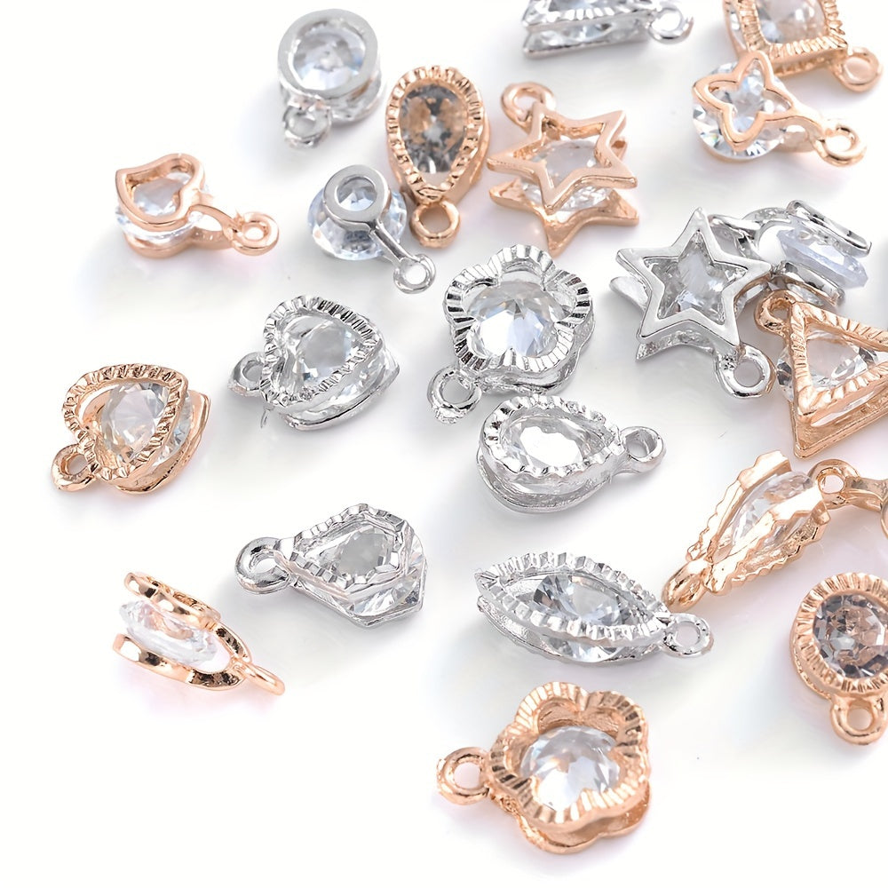 Cubic Alloy Crystal Pendants