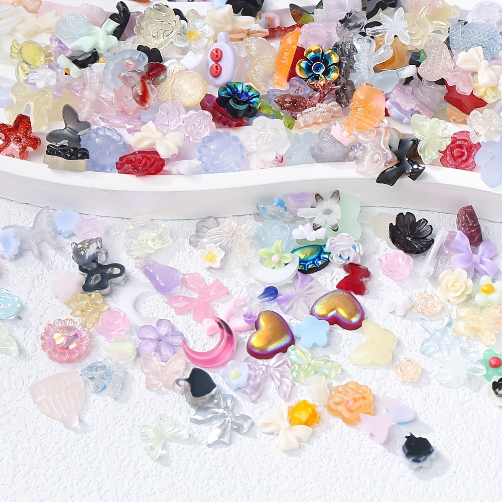 Luminous Acrylic Flatback Patch Beads
