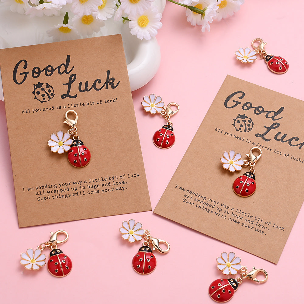 Ladybug Keychain Gift Set