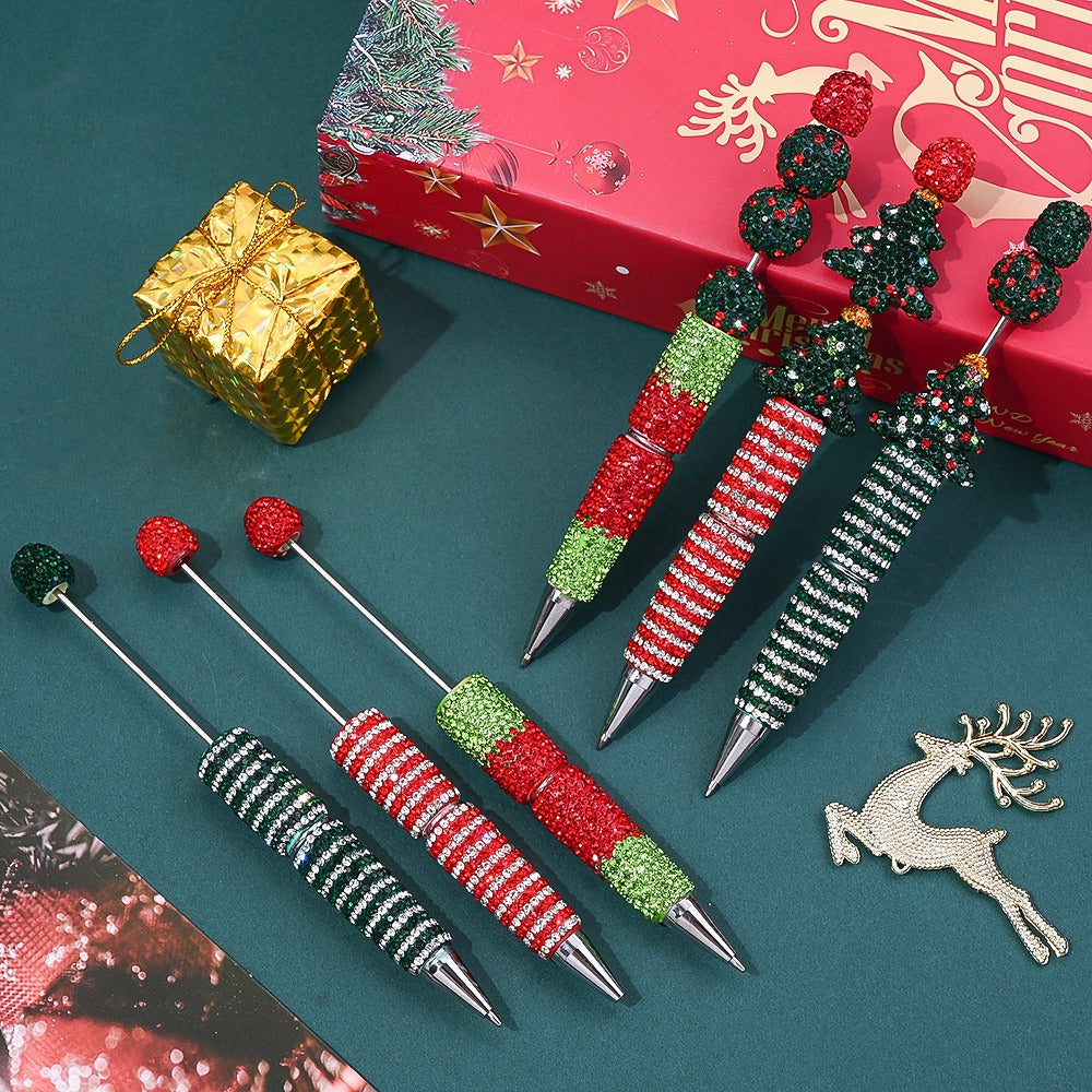 Christmas Beadable Ballpoint Pens