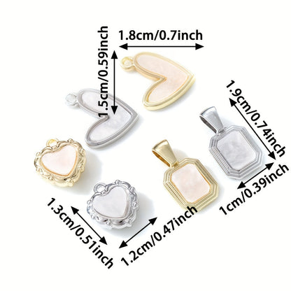 Alloy Love Cube Charms