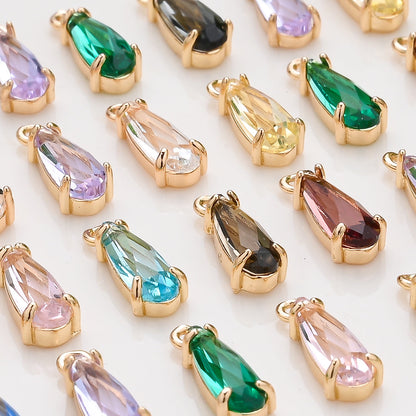 Copper Water Drop Pendants
