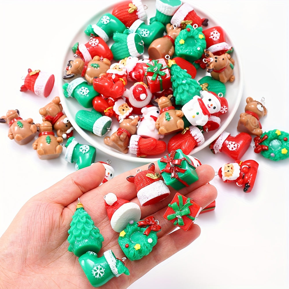 Christmas Resin Pendants