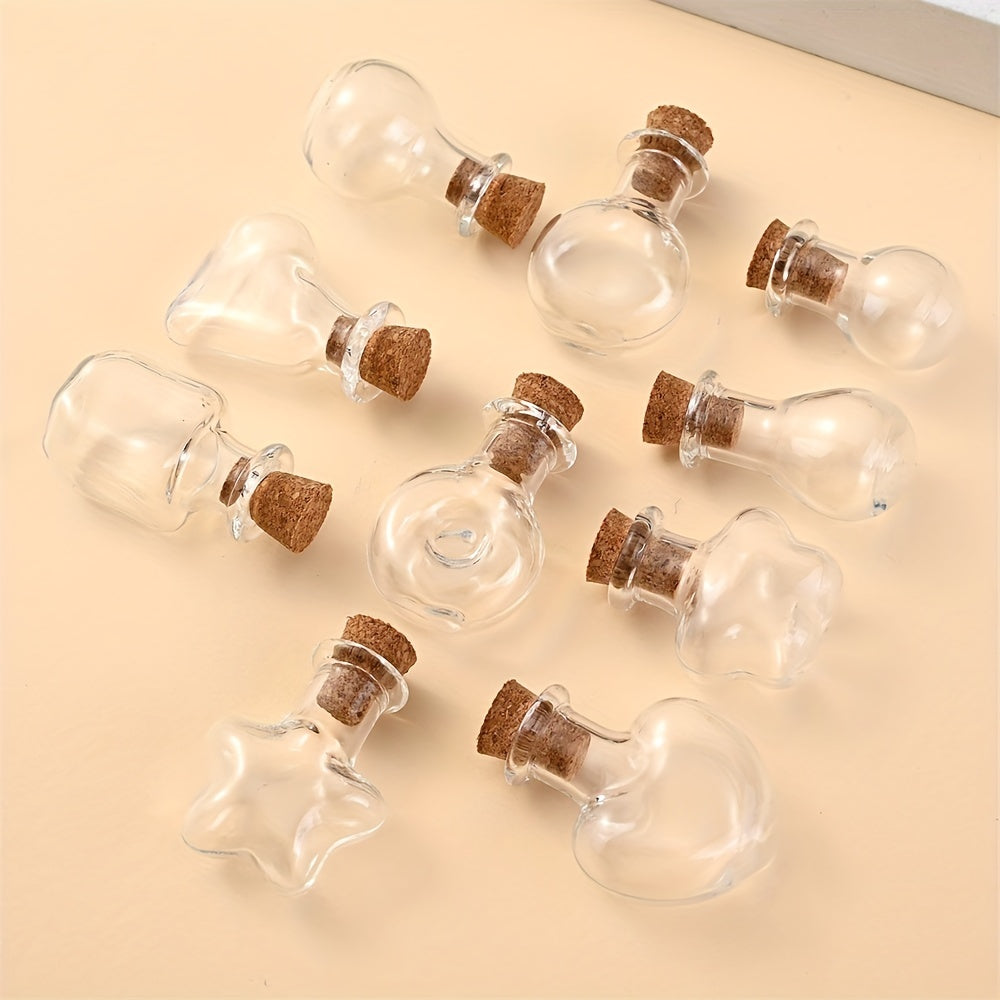 1pc Glass Bottle Storage Pendant