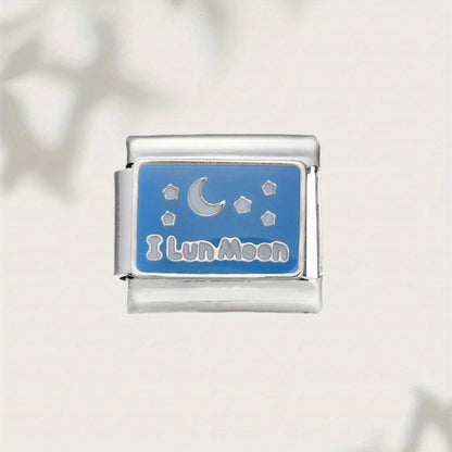 1pc Sun Star Moon Dark Cloud Television Charm Bead