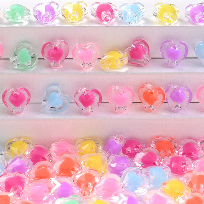 Acrylic Sweet Love AB Beads