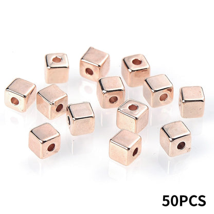 4 mm Colored Plastic CCB Spacer Beads