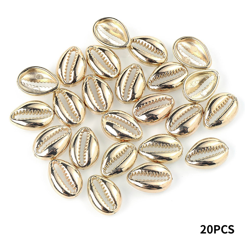 Shell CCB Spacer Beads