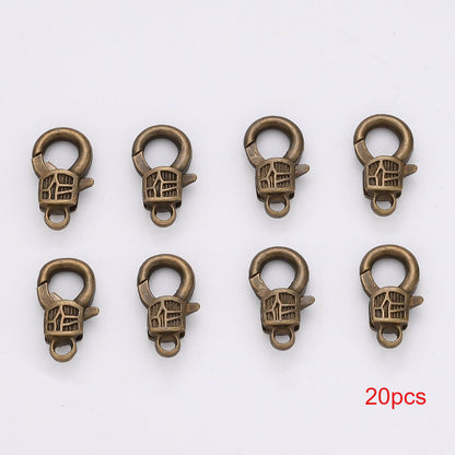 Mixed Color Metal Lobster Clasps