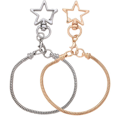 Blank Beadable Keychain Set