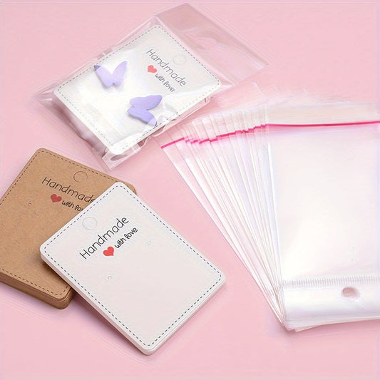 Handmade With Love Earring Display Cards