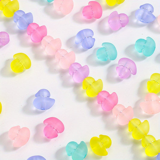 30pcs 15mm Transparent Duck Acrylic Beads