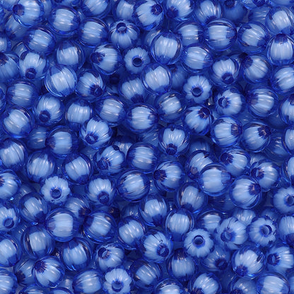 8/10mm Transparent Pumpkin Acrylic Beads