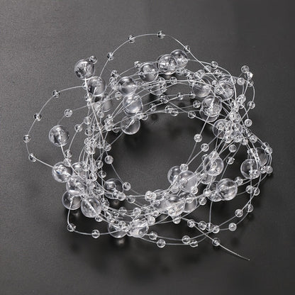 118.11 Inch Acrylic Round Bead Chain